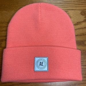 Coral American Eagle Beanie